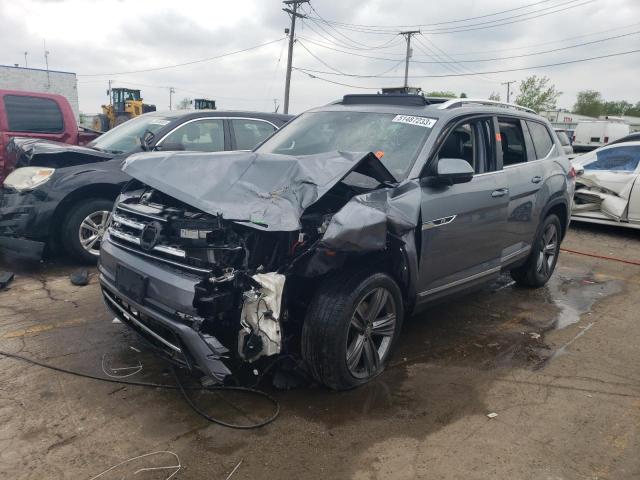 1V2RR2CA8KC607678 - 2019 VOLKSWAGEN ATLAS SEL GRAY photo 1