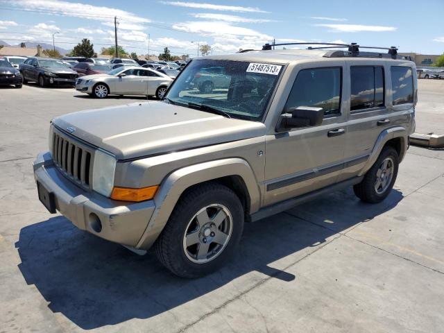 1J8HG48N66C229255 - 2006 JEEP COMMANDER GOLD photo 1