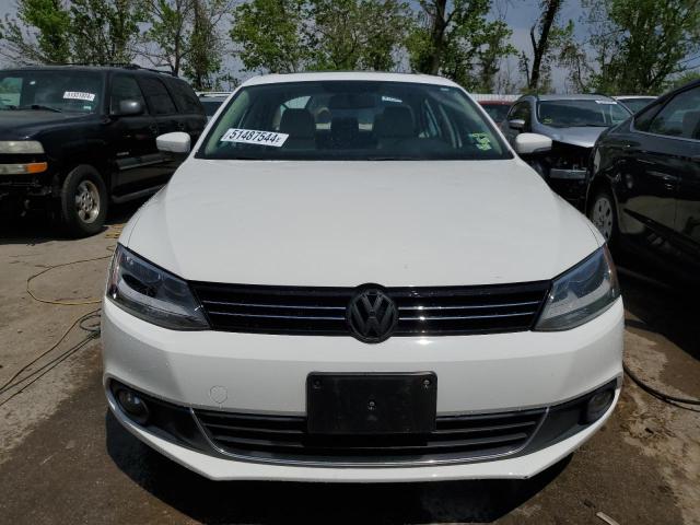 3VWLX7AJ5CM410624 - 2012 VOLKSWAGEN JETTA SEL WHITE photo 5