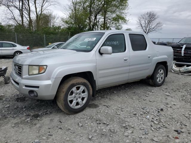 2HJYK165X6H550604 - 2006 HONDA RIDGELINE RTL SILVER photo 1