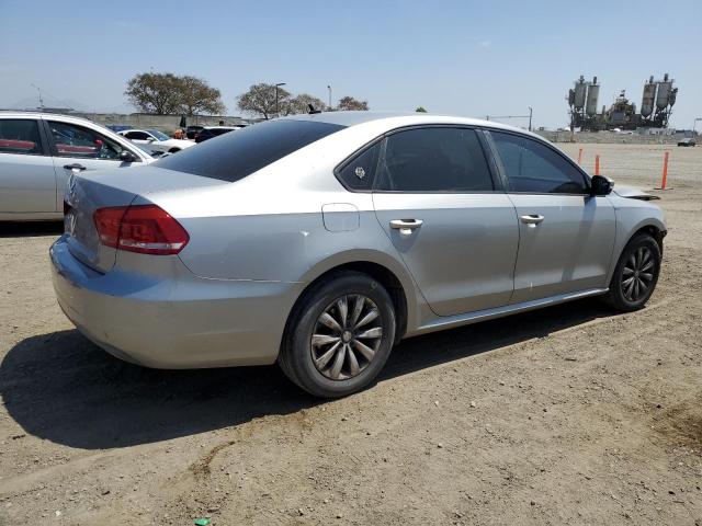 1VWAP7A34DC020450 - 2013 VOLKSWAGEN PASSAT S SILVER photo 3