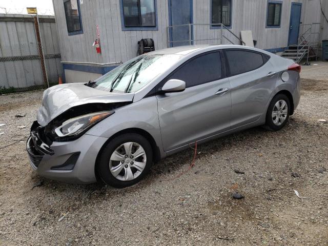 KMHDH4AE3GU491674 - 2016 HYUNDAI ELANTRA SE GRAY photo 1