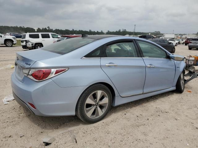 KMHEC4A41CA025019 - 2012 HYUNDAI SONATA HYBRID BLUE photo 3