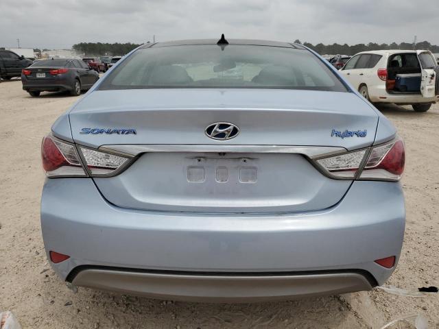 KMHEC4A41CA025019 - 2012 HYUNDAI SONATA HYBRID BLUE photo 6