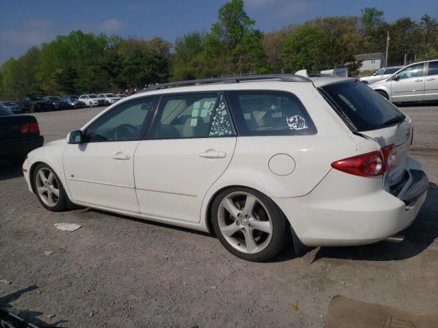 1YVHP82D645N67359 - 2004 MAZDA 6 S WHITE photo 2