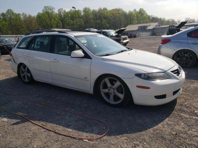 1YVHP82D645N67359 - 2004 MAZDA 6 S WHITE photo 4