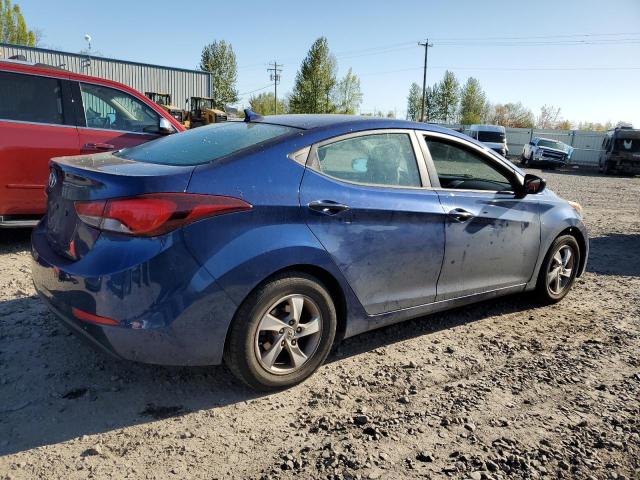 5NPDH4AE6FH583889 - 2015 HYUNDAI ELANTRA SE BLUE photo 3