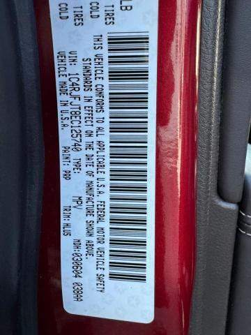 1C4RJFJT8EC125740 - 2014 JEEP GRAND CHER SUMMIT Qırmızı foto 10