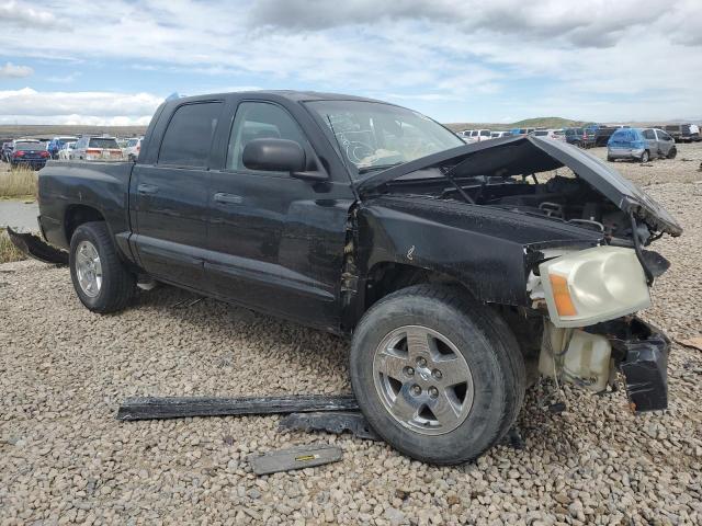 1D7HW58N85S172910 - 2005 DODGE DAKOTA QUAD LARAMIE BLACK photo 4