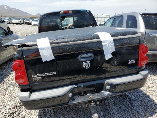 1D7HW58N85S172910 - 2005 DODGE DAKOTA QUAD LARAMIE BLACK photo 6