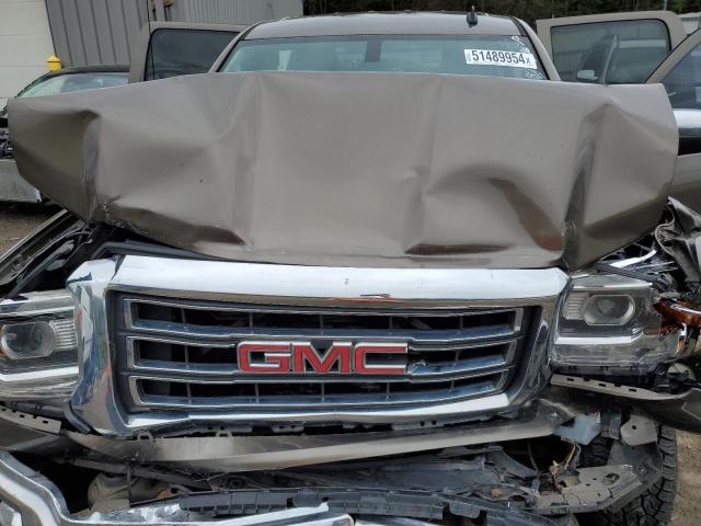 3GTU2VEC3EG302154 - 2014 GMC SIERRA K1500 SLT BROWN photo 11