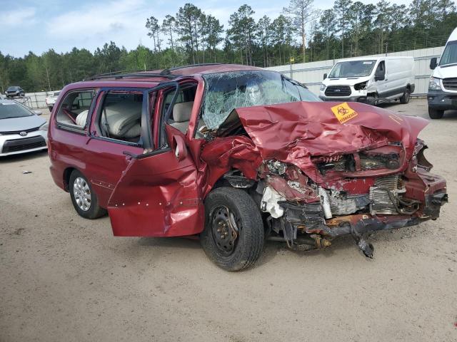 KNDUP131146537471 - 2004 KIA SEDONA EX RED photo 4