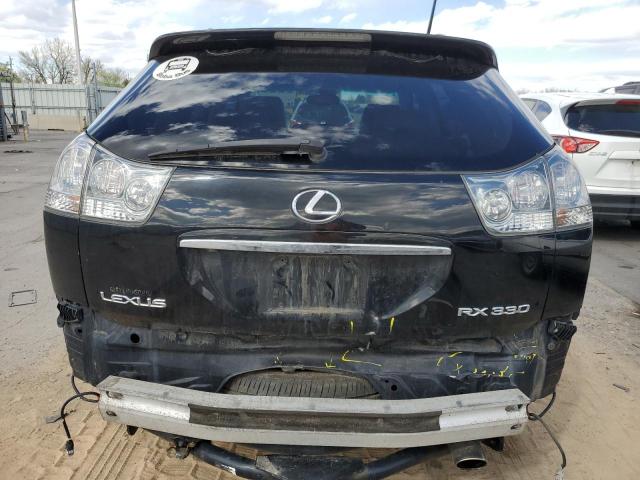 JTJHA31U350079915 - 2005 LEXUS RX 330 BLACK photo 6