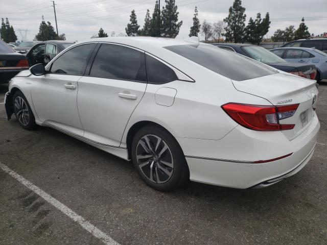 1HGCV3F46KA022450 - 2019 HONDA ACCORD HYBRID EX WHITE photo 2