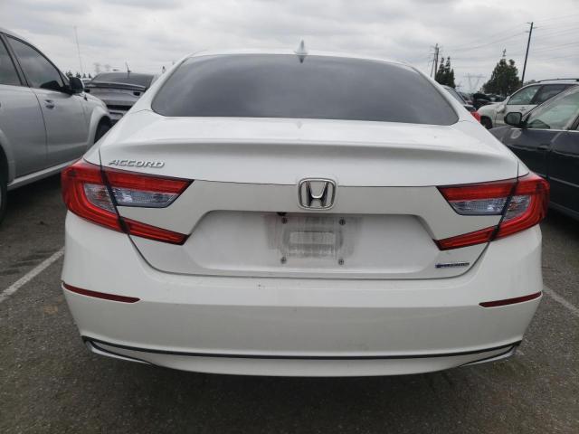 1HGCV3F46KA022450 - 2019 HONDA ACCORD HYBRID EX WHITE photo 6