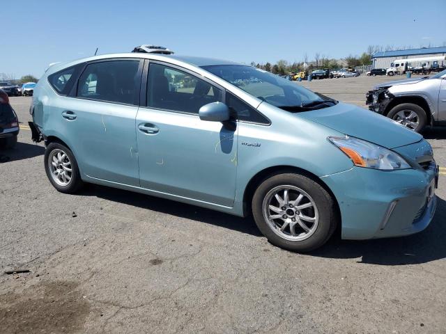 JTDZN3EU1EJ014884 - 2014 TOYOTA PRIUS V TURQUOISE photo 4