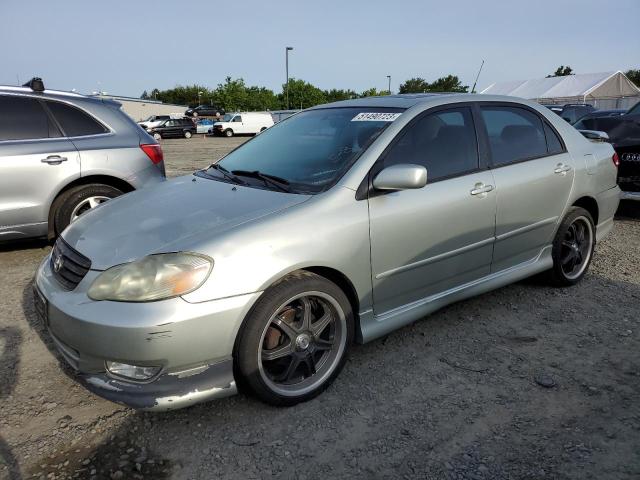 2T1BR38E73C101207 - 2003 TOYOTA COROLLA CE SILVER photo 1