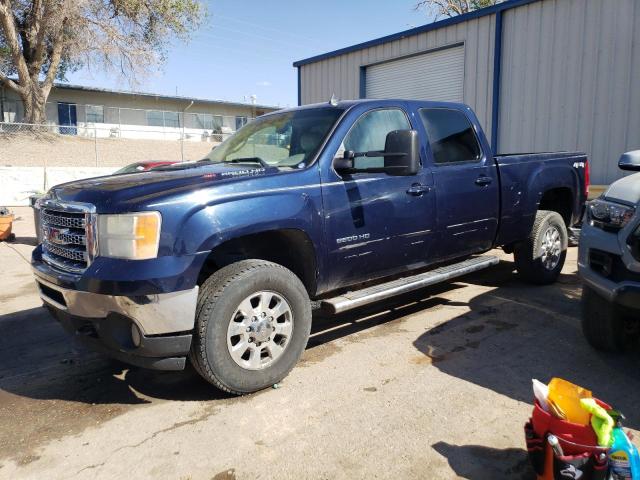 1GT121C89CF143293 - 2012 GMC SIERRA K2500 SLT BLUE photo 1