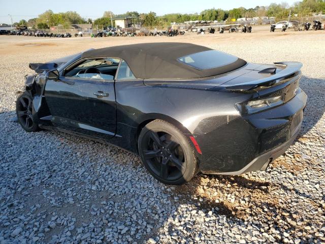 1G1FG3D71H0114379 - 2017 CHEVROLET CAMARO SS BLACK photo 2