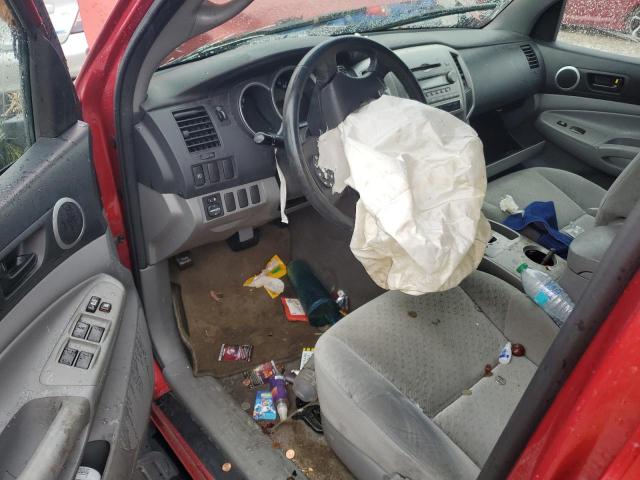 5TEJU62NX7Z345437 - 2007 TOYOTA TACOMA DOUBLE CAB PRERUNNER RED photo 8