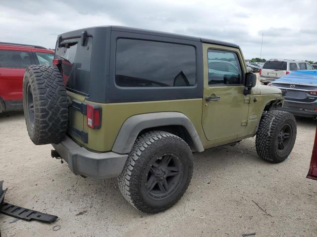 1C4AJWAG8DL639490 - 2013 JEEP WRANGLER SPORT GREEN photo 3