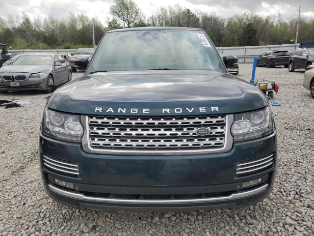 SALGV2TF1FA209495 - 2015 LAND ROVER RANGE ROVE AUTOBIOGRAPHY GREEN photo 5