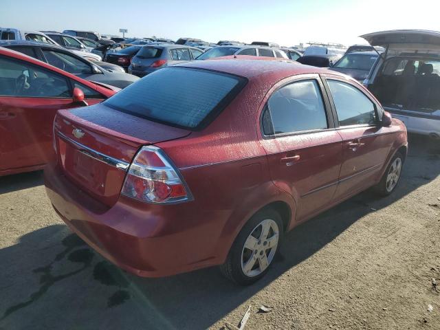 KL1TG5DE4BB245300 - 2011 CHEVROLET AVEO LT RED photo 3