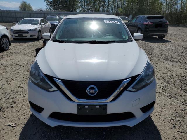 3N1AB7AP1HY317261 - 2017 NISSAN SENTRA S WHITE photo 5