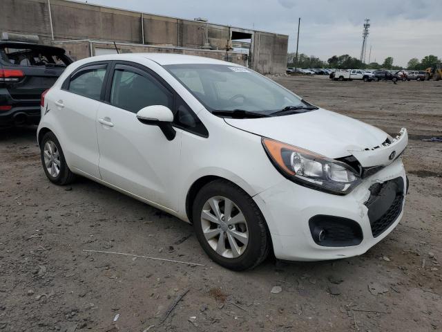 KNADN5A31D6186494 - 2013 KIA RIO EX WHITE photo 4