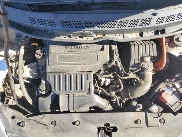 JHMFA36228S027958 - 2008 HONDA CIVIC HYBRID SILVER photo 11