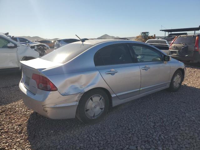 JHMFA36228S027958 - 2008 HONDA CIVIC HYBRID SILVER photo 3