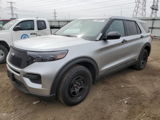 1FM5K8AB8RGA58131 - 2024 FORD EXPLORER POLICE INTERCEPTOR 银色 照片 1