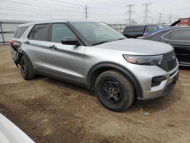 1FM5K8AB8RGA58131 - 2024 FORD EXPLORER POLICE INTERCEPTOR 银色 照片 4