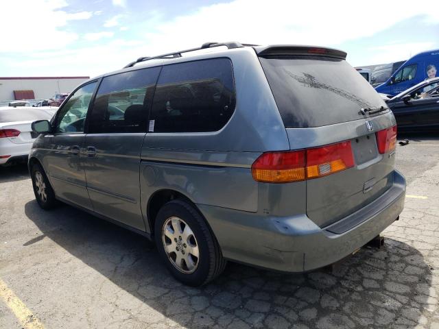 2HKRL18032H555510 - 2002 HONDA ODYSSEY EXL GRAY photo 2