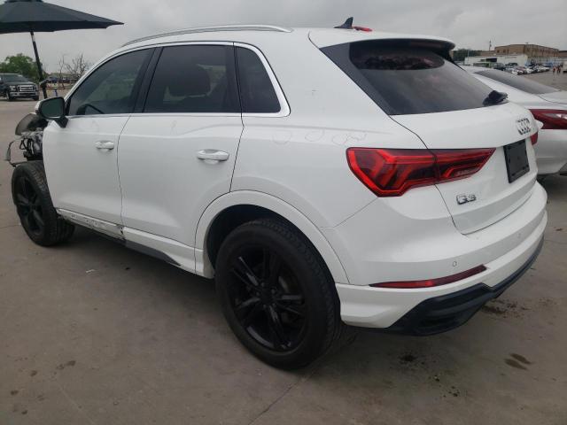 WA1DECF31L1082982 - 2020 AUDI Q3 PREMIUM S LINE WHITE photo 2