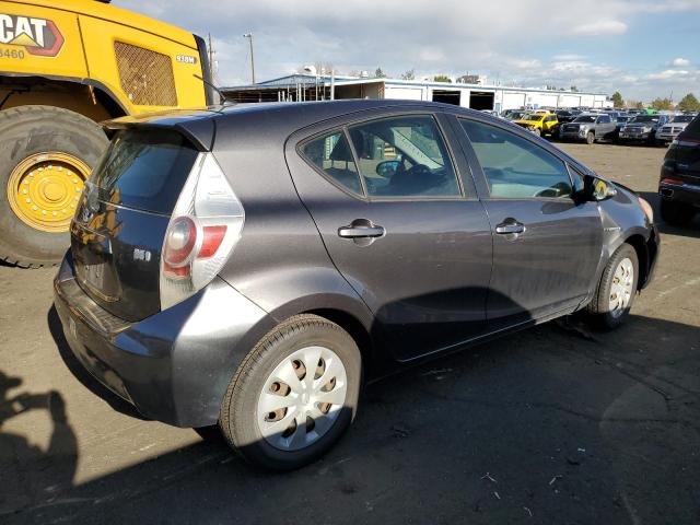 JTDKDTB39C1514904 - 2012 TOYOTA PRIUS C CHARCOAL photo 3