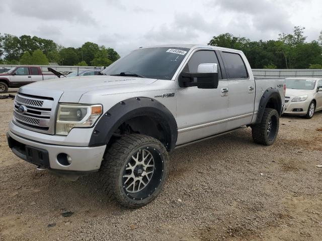 1FTFW1ET4DFA22555 - 2013 FORD F150 SUPERCREW SILVER photo 1