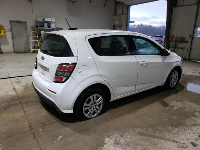 1G1JG6SB4K4130367 - 2019 CHEVROLET SONIC WHITE photo 3