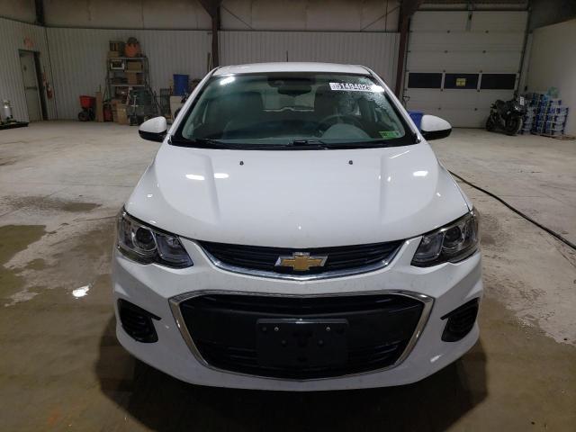 1G1JG6SB4K4130367 - 2019 CHEVROLET SONIC WHITE photo 5