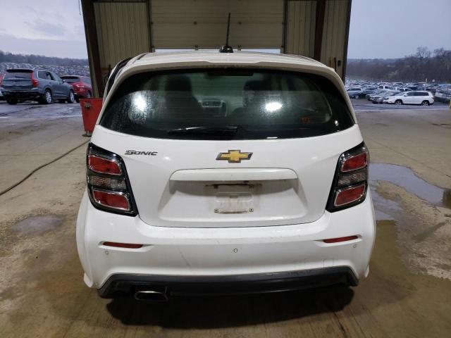 1G1JG6SB4K4130367 - 2019 CHEVROLET SONIC WHITE photo 6