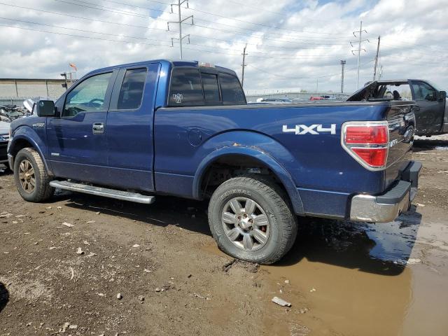 1FTFX1ET3CFC91657 - 2012 FORD F150 SUPER CAB BLUE photo 2