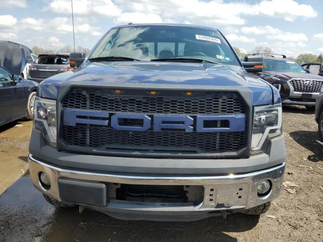 1FTFX1ET3CFC91657 - 2012 FORD F150 SUPER CAB BLUE photo 5