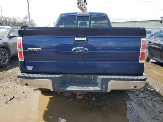 1FTFX1ET3CFC91657 - 2012 FORD F150 SUPER CAB BLUE photo 6