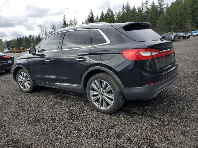 2LMPJ8LP5HBL16636 - 2017 LINCOLN MKX RESERVE Schwarz Foto 2