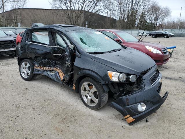 1G1JE6SH9C4146088 - 2012 CHEVROLET SONIC LTZ BLACK photo 4