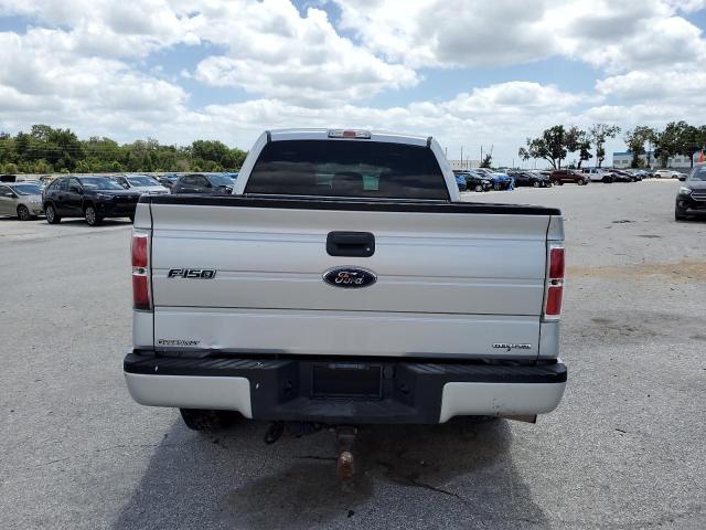 1FTFX1CFXCFD08483 - 2012 FORD F150 SUPER CAB SILVER photo 6