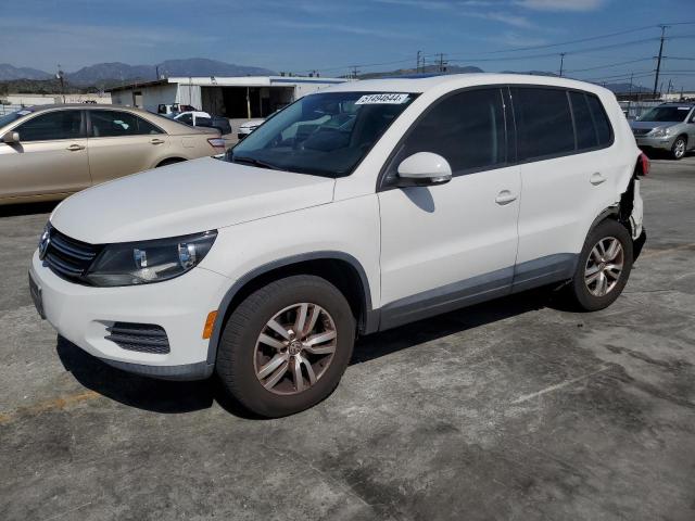 WVGAV3AX3DW572620 - 2013 VOLKSWAGEN TIGUAN S WHITE photo 1