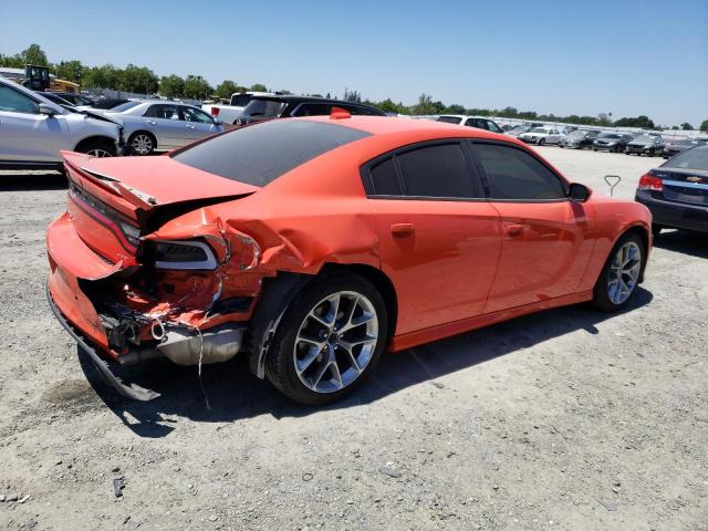 2C3CDXHG2MH506852 - 2021 DODGE CHARGER GT ORANGE photo 3