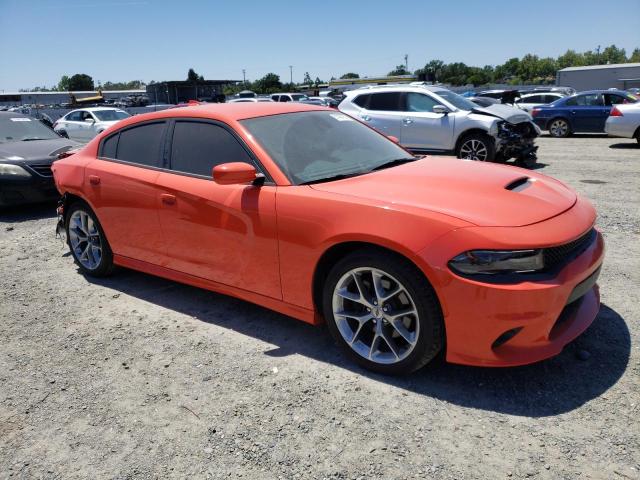 2C3CDXHG2MH506852 - 2021 DODGE CHARGER GT ORANGE photo 4