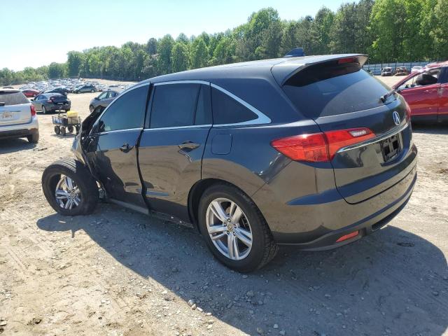 5J8TB3H35FL012161 - 2015 ACURA RDX BLACK photo 2